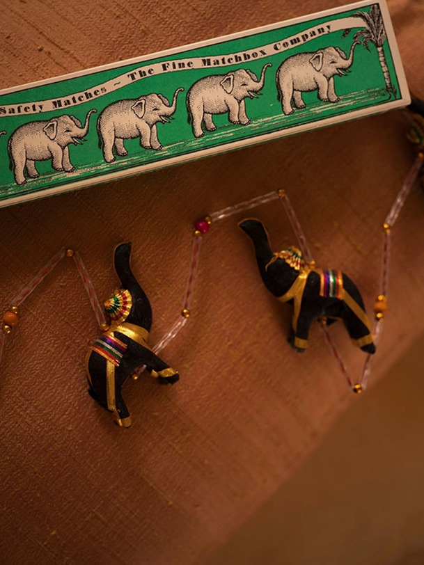les éléphants matches de long vert