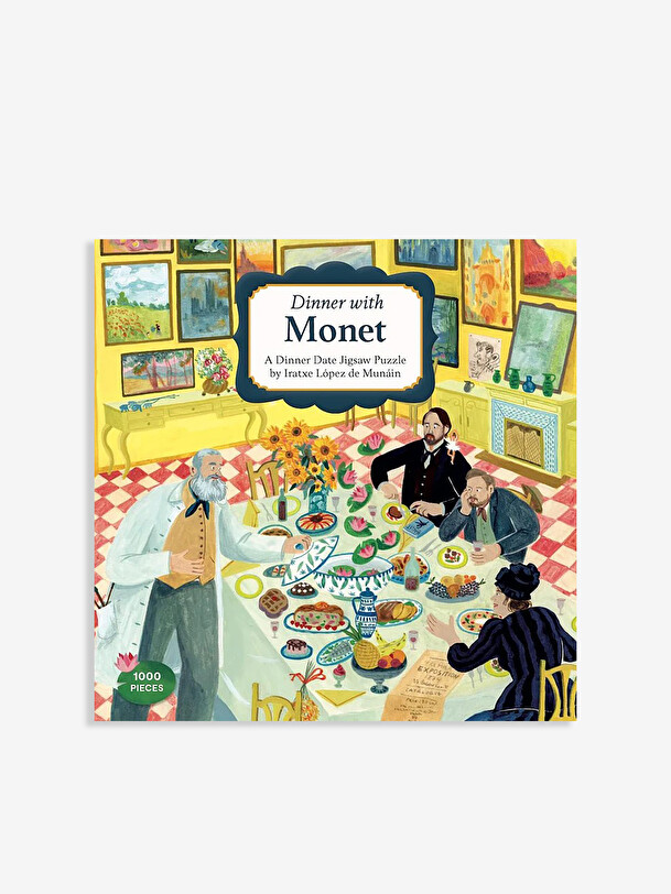 puzzle dîner avec monet - nouveaux mags multicolore