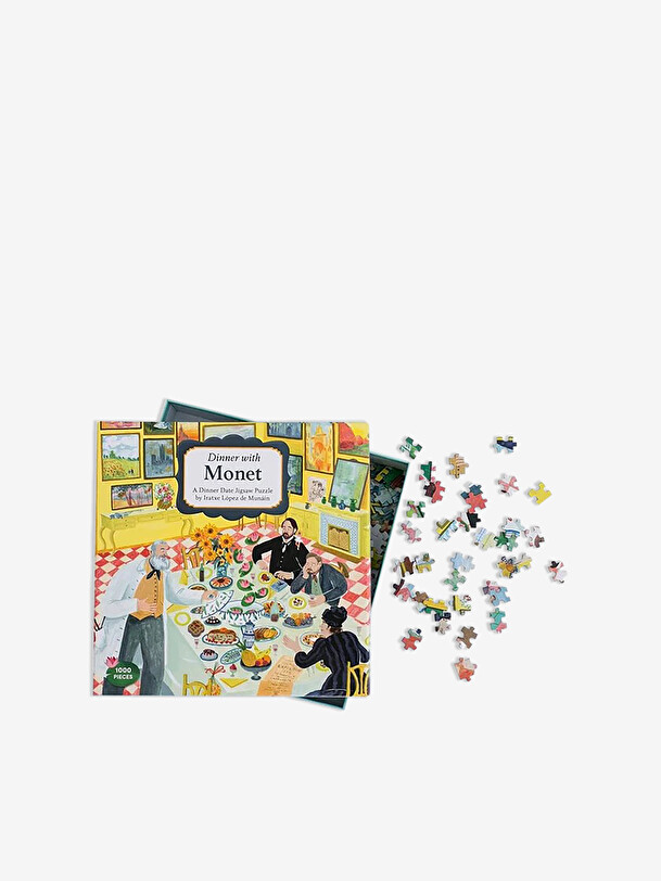 puzzle dîner avec monet - nouveaux mags multicolore