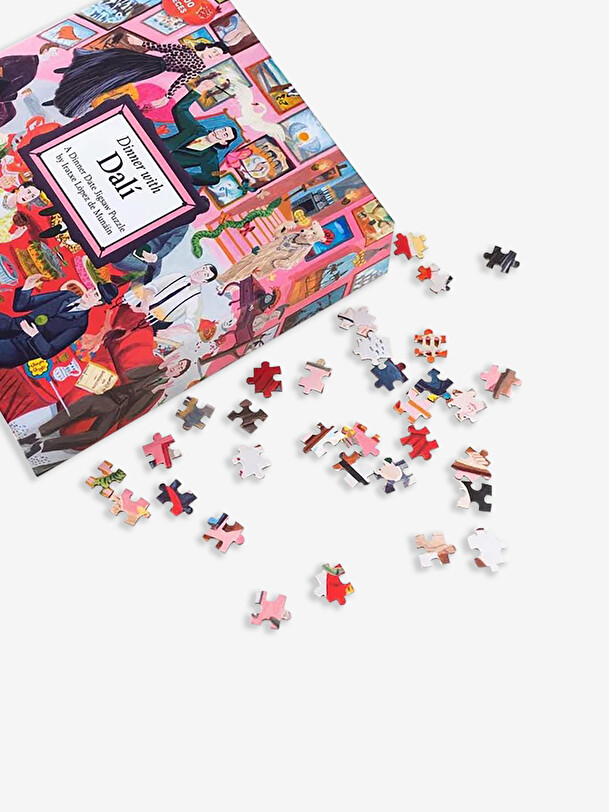 puzzle dîner avec dali - nouveaux mags multicolore