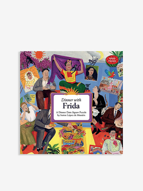 puzzle dîner avec frida - nouveaux mags multicolore
