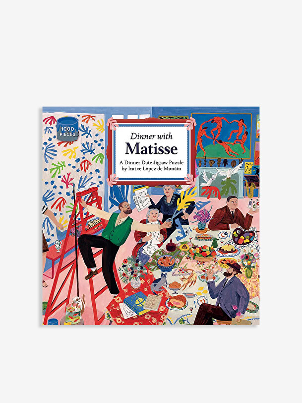 puzzle dîner avec matisse - les nouveaux mags multicolore
