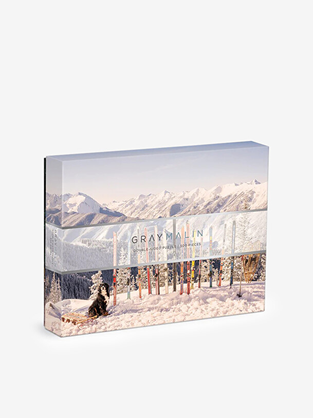 puzzle biface de ski de lhiver ii - de nouveaux mags multicolore