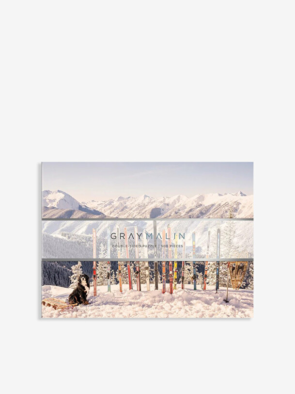 puzzle biface de ski de lhiver ii - de nouveaux mags multicolore