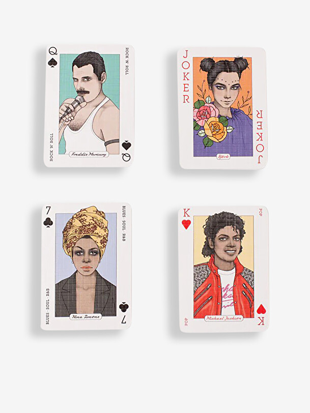 musique cartes à jouer - des nouveaux mags multicolore