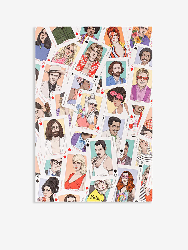 musique cartes à jouer - des nouveaux mags multicolore