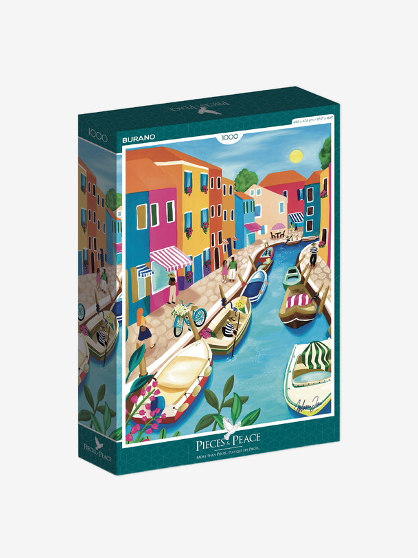 puzzle burano 1000 pièces - la pièce et de lamour multicolore