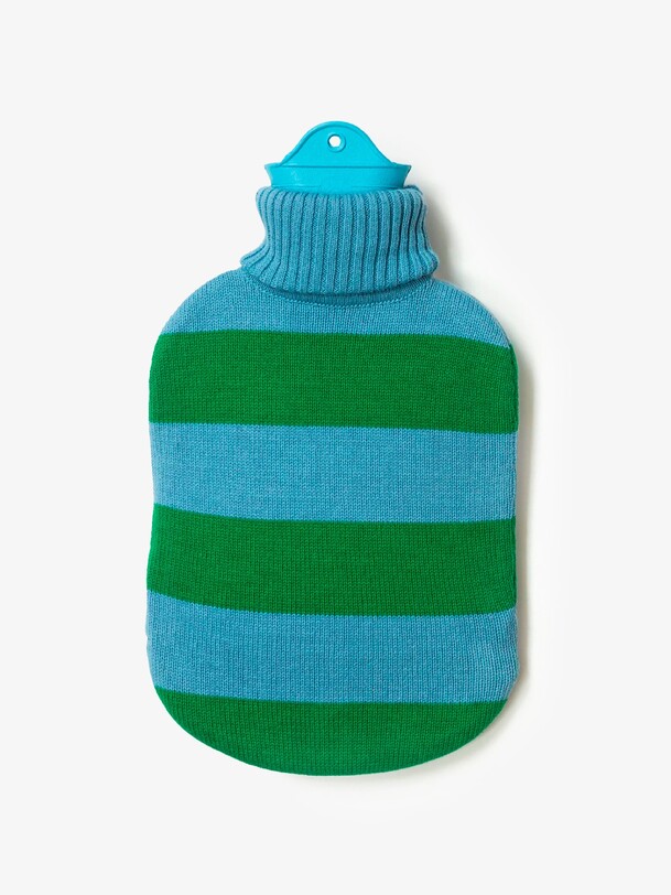 bio bouteille deau chaude ciel vert-bleu