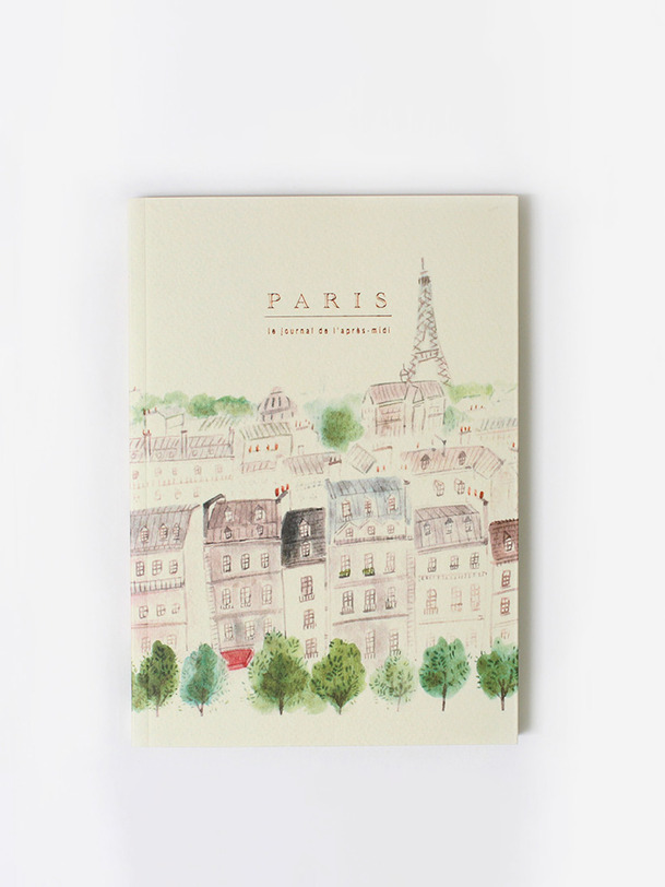 carnet toits de paris - les marques de leurope blanche