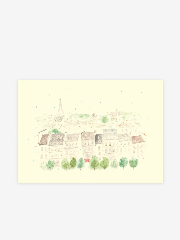 carnet toits de paris - les marques de leurope blanche