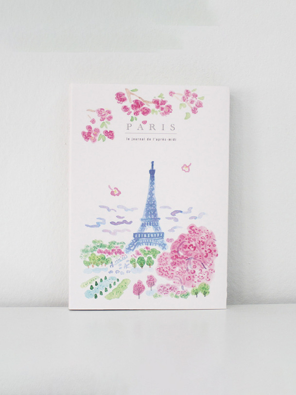 carnet tour eiffel - les marques de leurope blanche