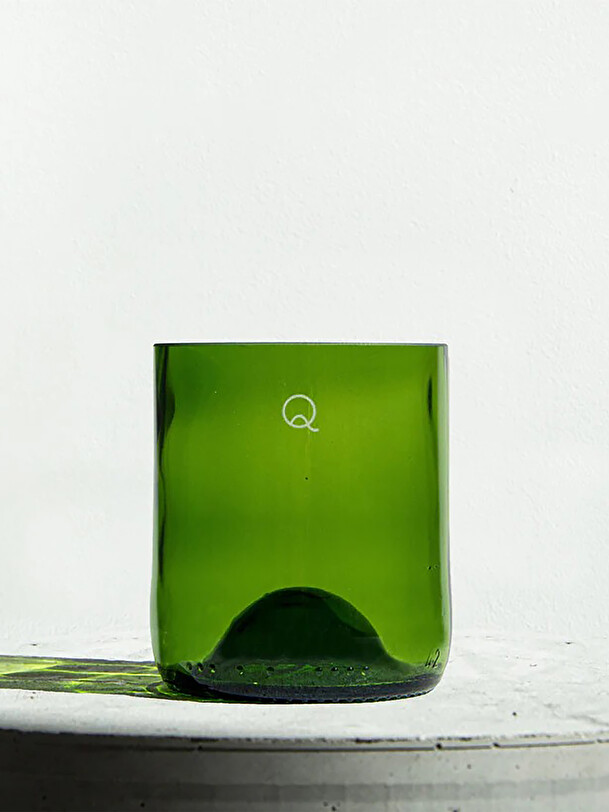 ensemble de 4 débat verres de 25cl vert