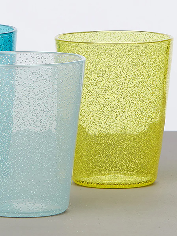 verre metacrilato jaune jaune
