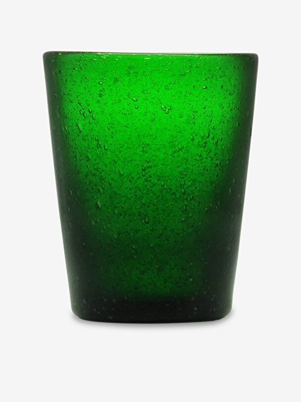 Émeraude bulle de verre émeraude