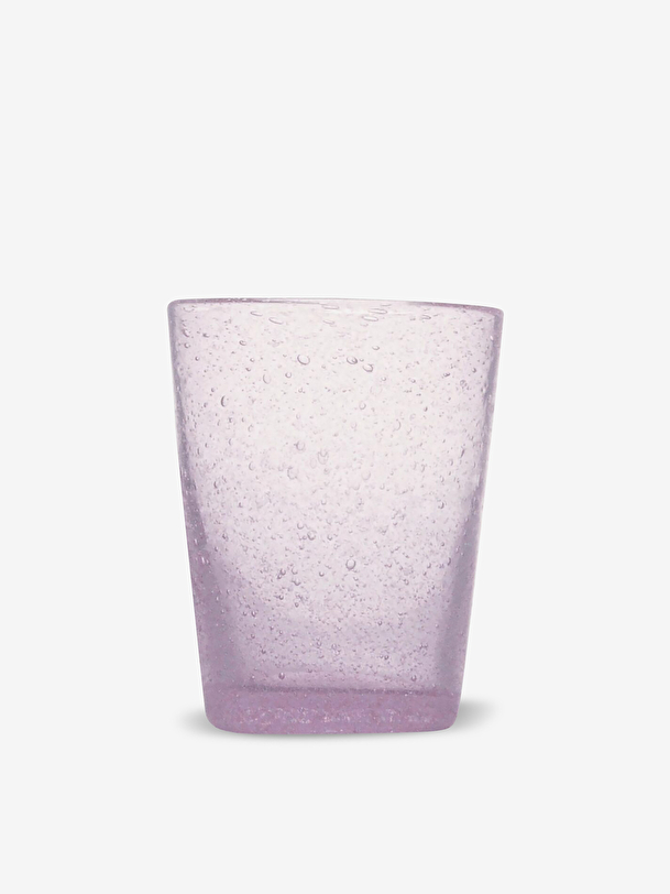 violet bulle de verre jaune vert