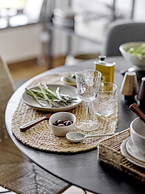 set de 4 verres dun vin marteles d8 h17 - bloomingville transparent