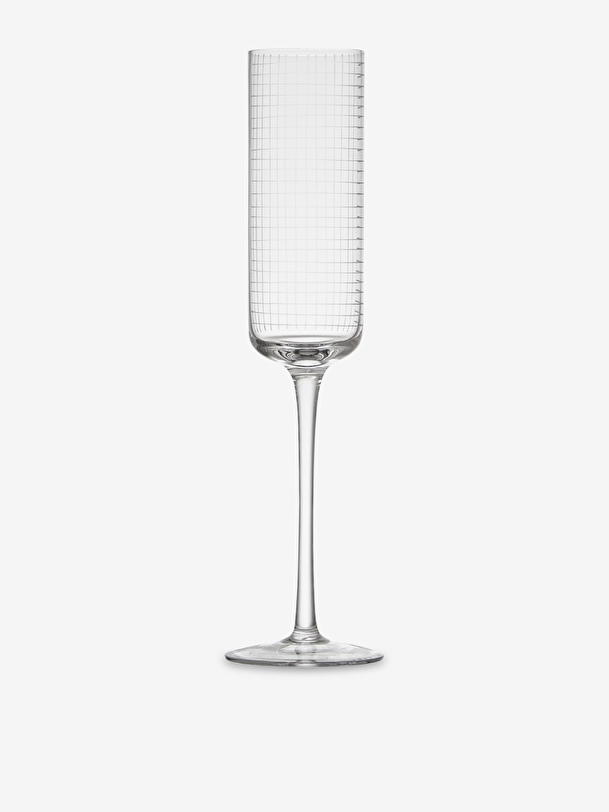 ensemble de 4 champgne flûtes transparent