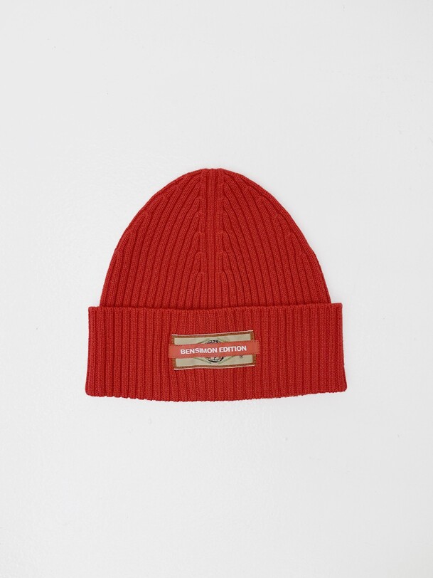 bonnet chapeau bensimon edition rouge