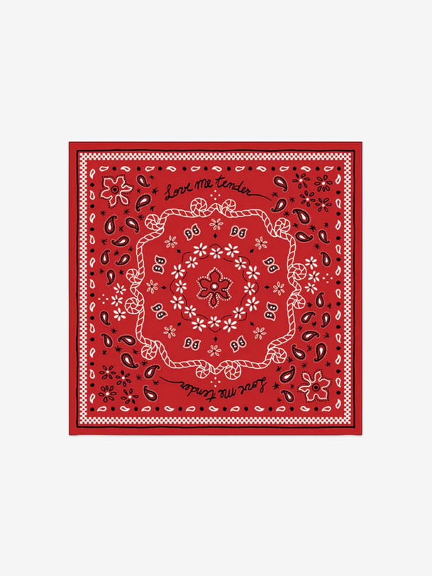 serviette de table en papier bandana - opjet rouge