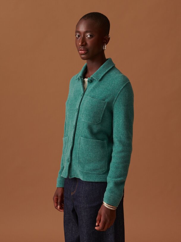 golta veste bleu vert