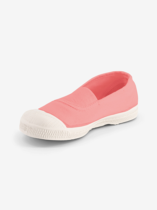 kid élastique tennis rose doux