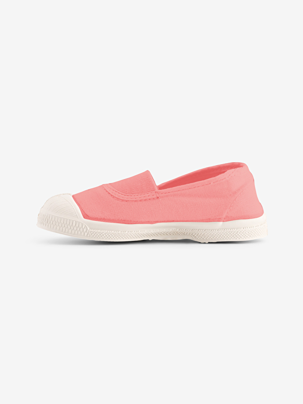 kid élastique tennis rose doux