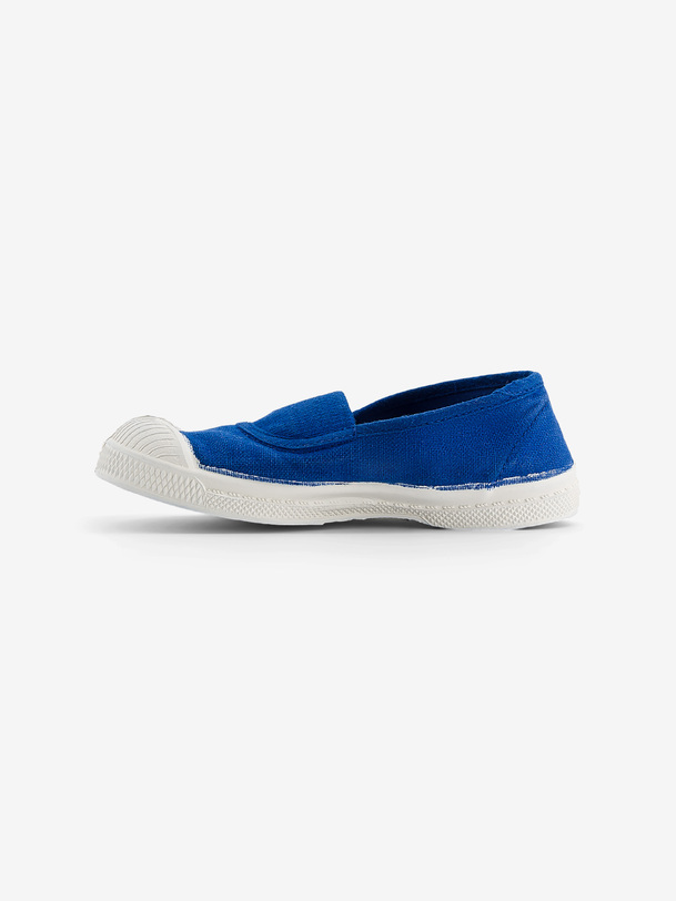 les enfants élastique tennis bleu vif