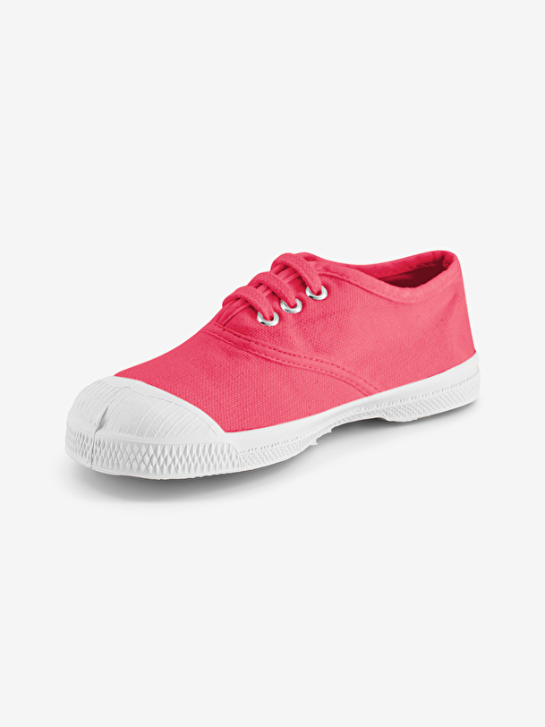 kid lacets tennis rose indien
