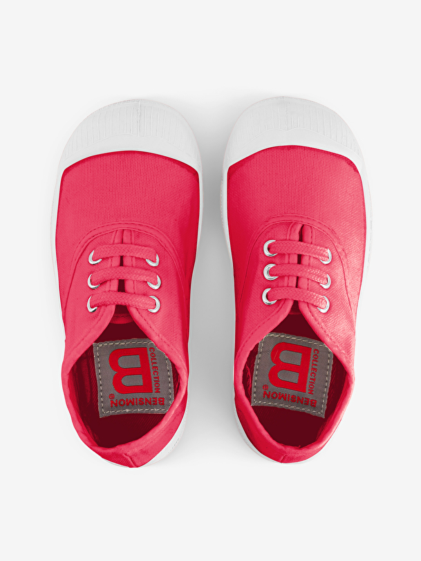 kid lacets tennis rose indien