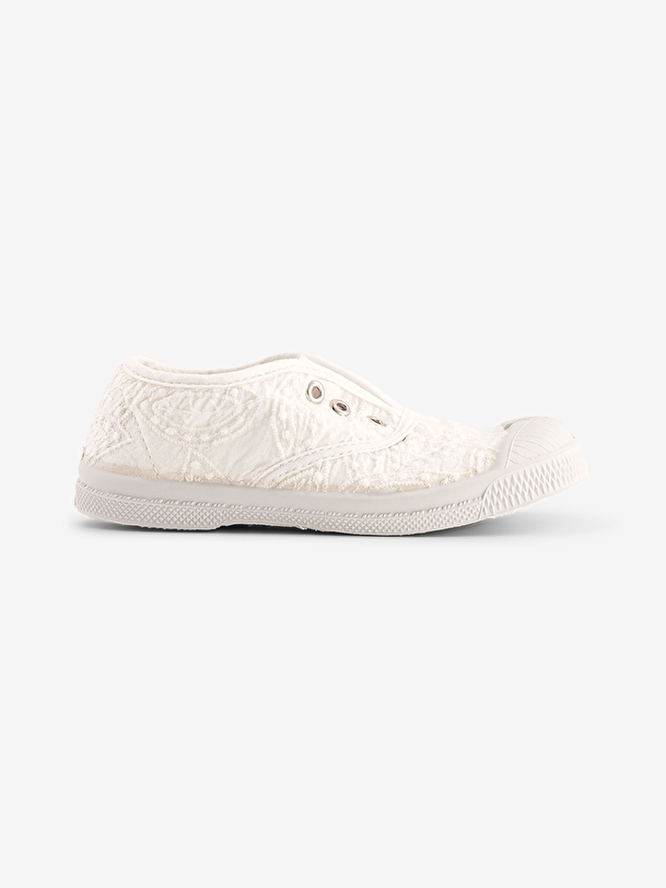 tennis elly enfants de broderie anglaise écru