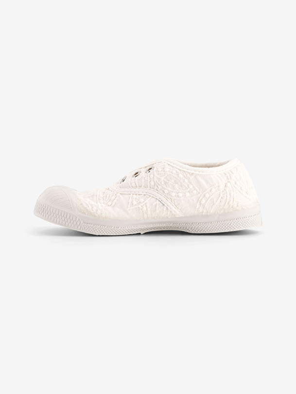 tennis elly enfants de broderie anglaise écru