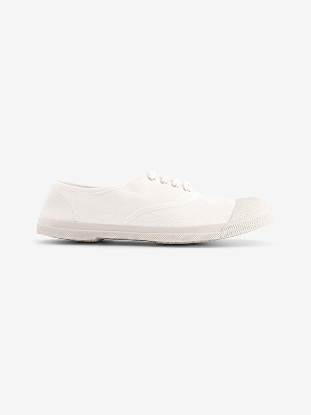 tennis homme lacets blanc