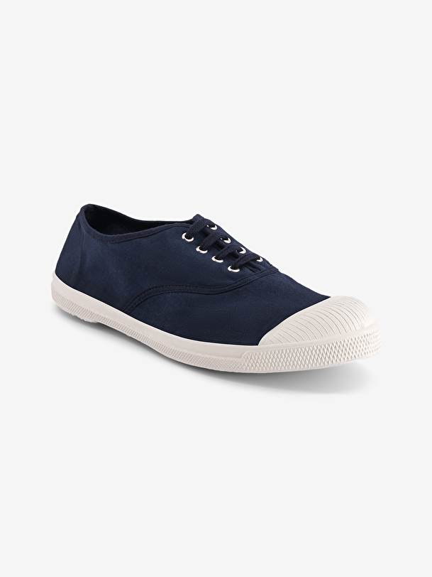 tennis hommes lacets marine