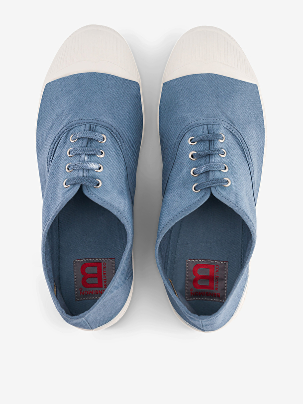 tennis hommes lacets denim