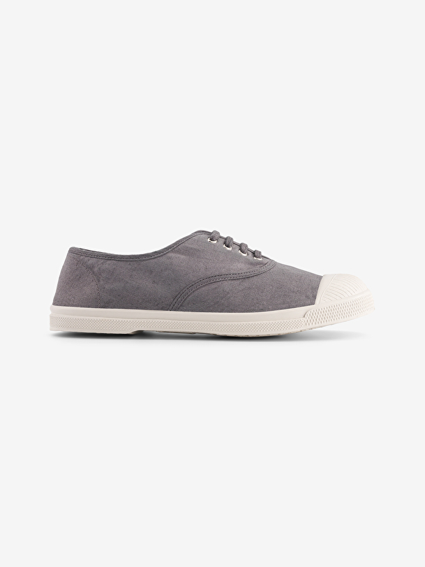 tennis hommes lacets gris
