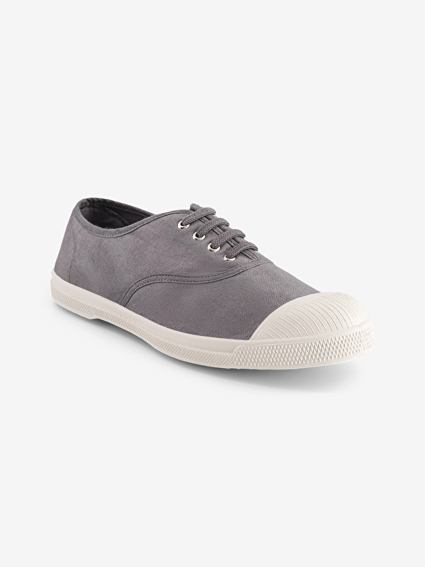 tennis hommes lacets gris