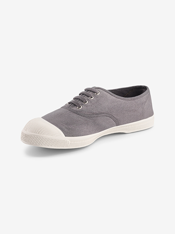 tennis hommes lacets gris