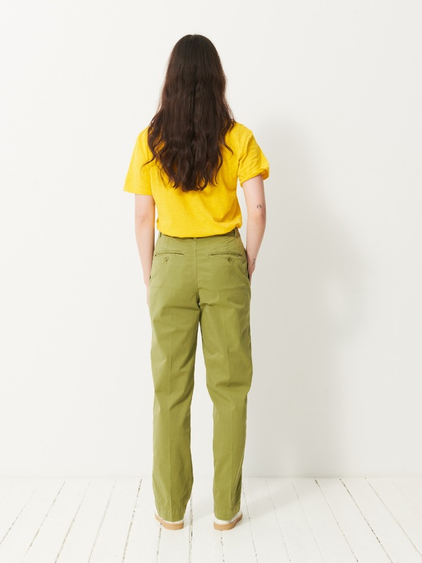 pantalon chino olive