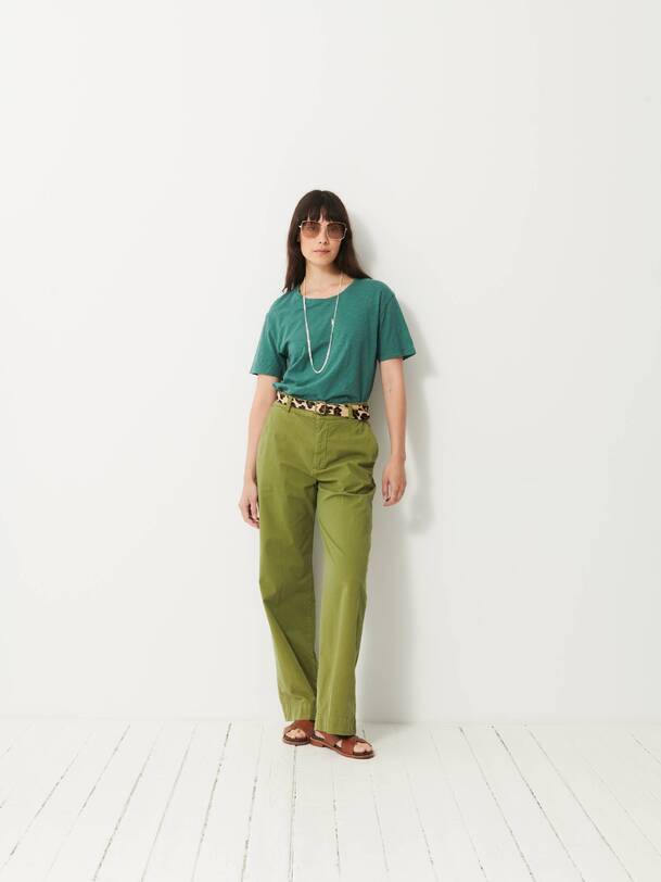 ladies pantalon olive