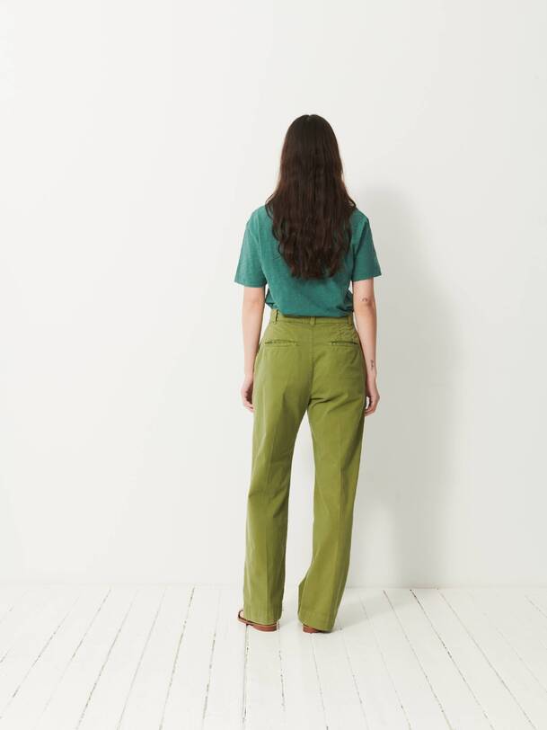 ladies pantalon olive