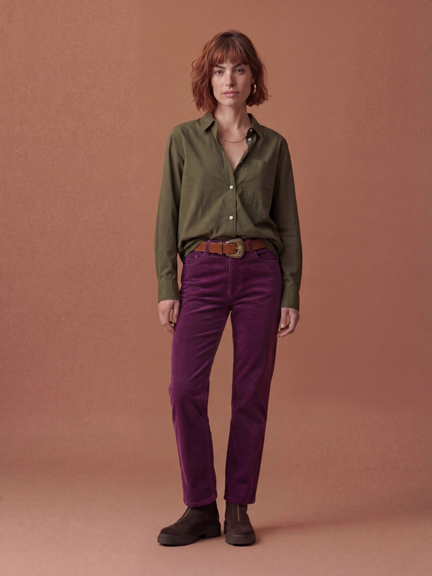 marius pantalon prune