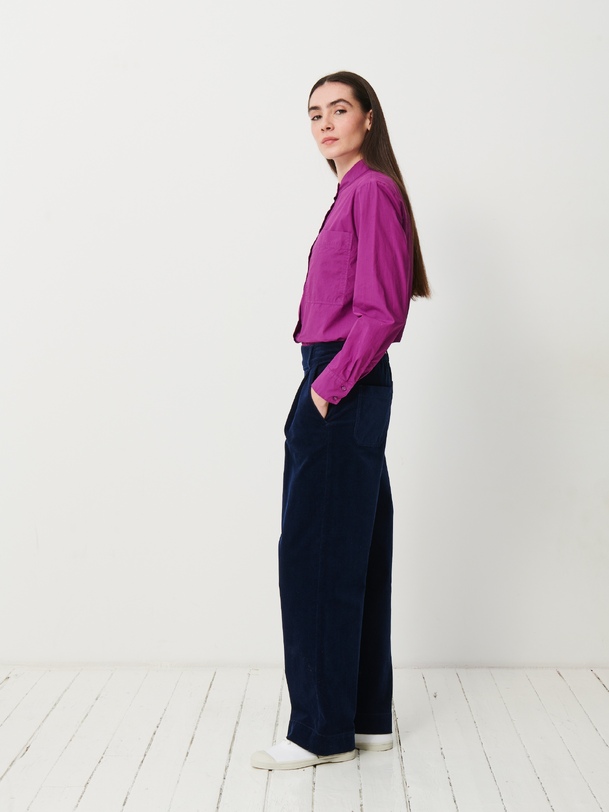 oreste pantalon bleu nuit