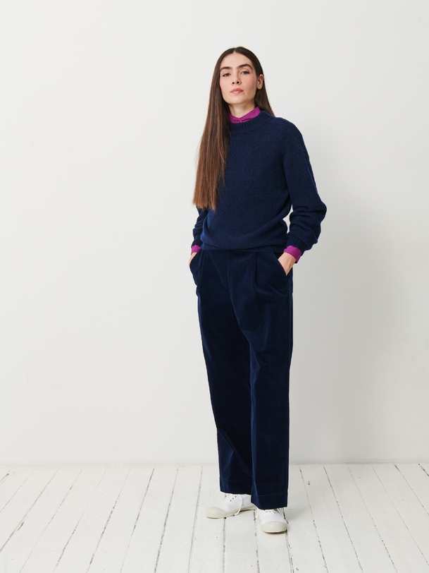 oreste pantalon bleu nuit