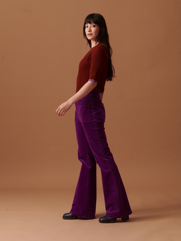 olivio pantalon prune