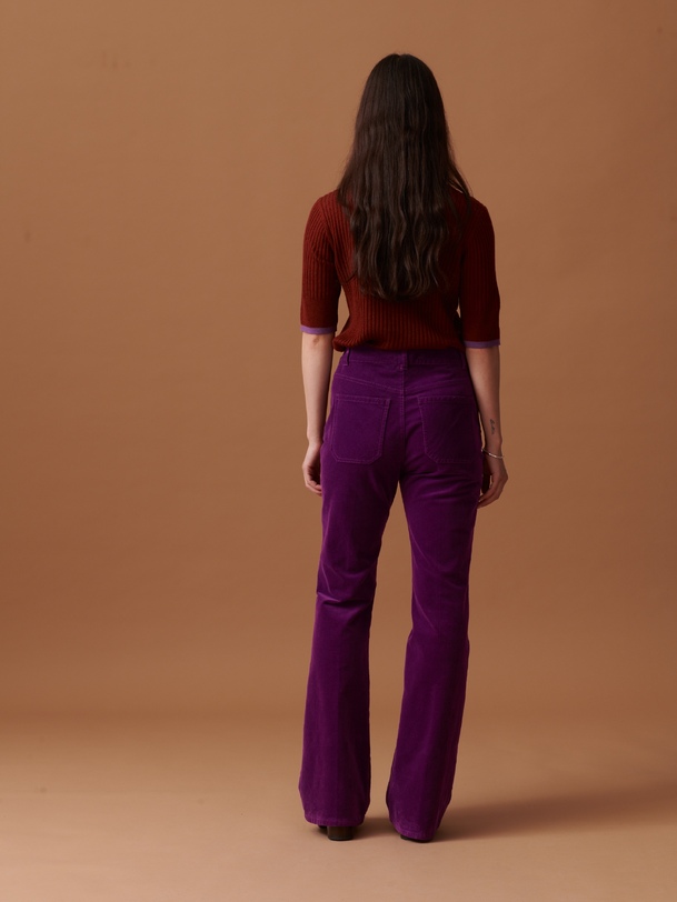 olivio pantalon prune