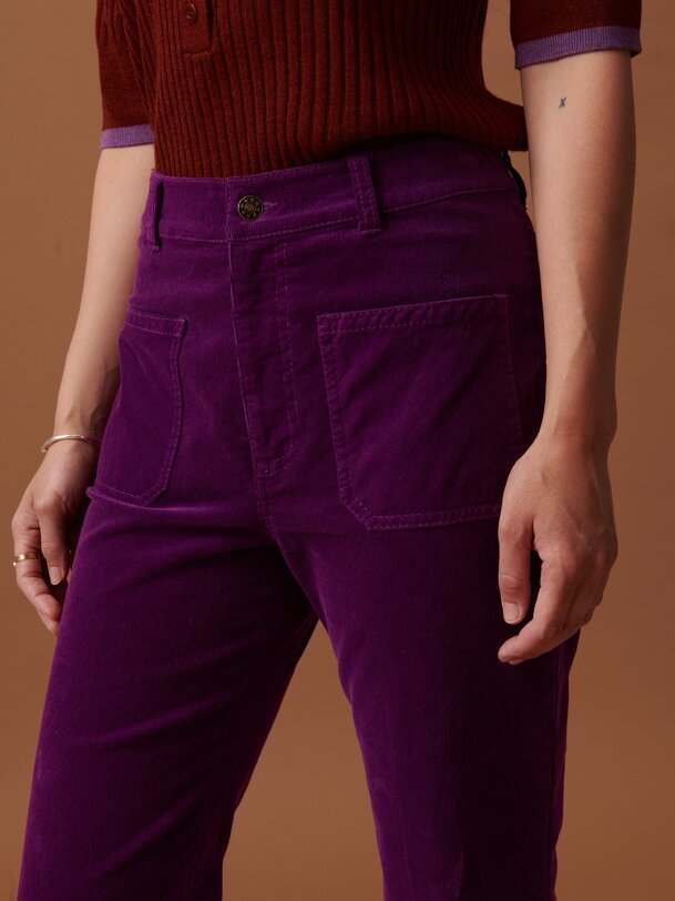 olivio pantalon prune