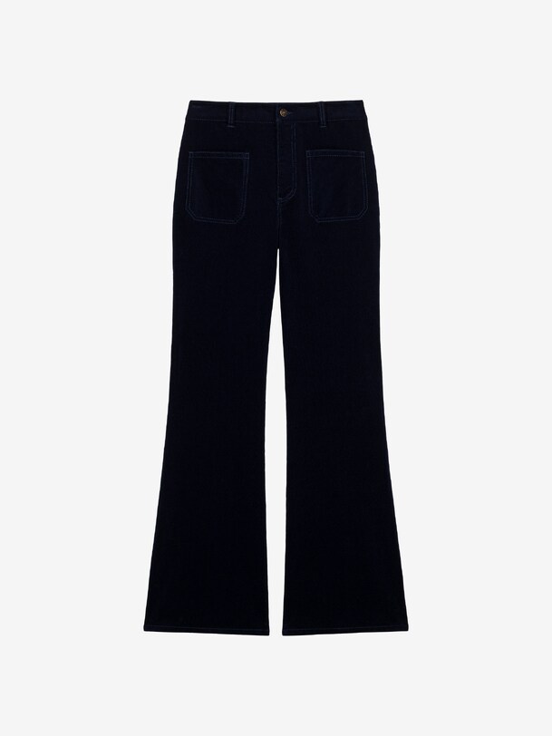 olivio pantalon bleu nuit