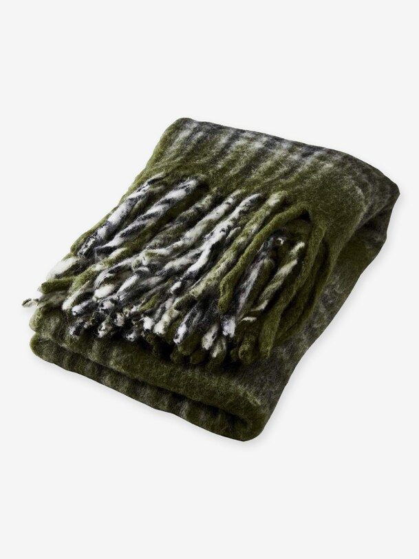 plaid frasse 160x130 - affari de la suède vert