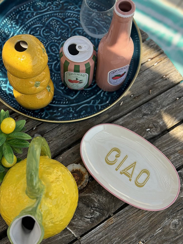 assiette de ciao - kersten blanc