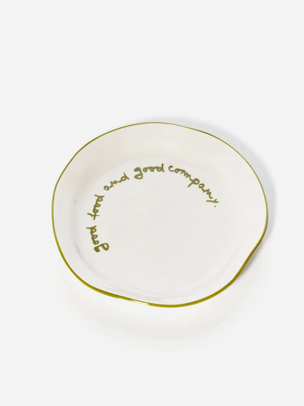 assiette de la bonne nourriture bonne compagnie - la éclectique de style de vie vert